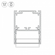 Профиль накладной Arlight SL-LINE 044666 цвет серебристый-7