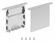 Заглушка для профиля Arlight SL-LINIA 044709 цвет серый