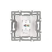Розетка Ethernet RJ-45 и со шторками, без рамки Arlight SCT 045301 цвет Белый-1