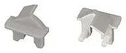Заглушка для профиля Arlight SL-BEVEL 045569 цвет графитовый