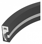 Профиль для плинтусов гибкий Arlight WPH-FLEX 045842 цвет черный