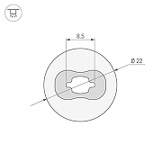 Профиль накладной гибкий Arlight WPH-FLEX 045847 цвет белый-3