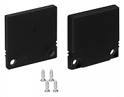 Набор заглушек для профиля Arlight SL-SLIM 047638 цвет черный