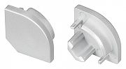 Набор заглушек для профиля Arlight SL-KANT-H10 049407 цвет серебристый