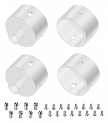 Набор заглушек для профиля Arlight WPH-FLEX-D22-360deg 049941 цвет белый