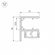 Профиль накладной Arlight WALL 050466 цвет серебристый-5