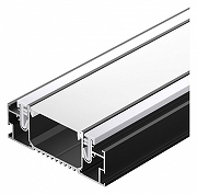 Профили встраиваемые для натяжных потолков Arlight STRETCH 055206 цвет черный