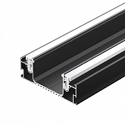 Профили встраиваемые для натяжных потолков Arlight STRETCH 055206 цвет черный-1