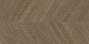 Керамогранит Delacora  Волнат Шеврон темный / Walnut Chevron Dark D120249M Матовый 60х120 см