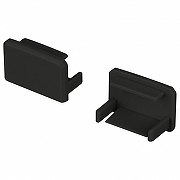 Набор заглушек для профиля Arlight SILER 058961 цвет черный