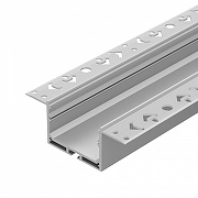 Профиль встраиваемый Arlight LINIA45 059412 цвет серебристый-1