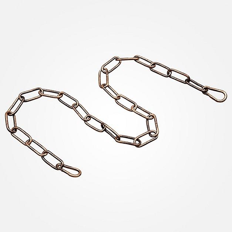 Подвес Eurosvet 10300 10303 цепь длиной 1 метр с 2 карабинами античная бронза, арт. 74400 