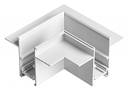 Соединитель угловой L-образный для треков встраиваемых Novotech Flum 135231 цвет арматуры Белый