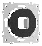 Розетка для вывод кабеля без рамки Arte Milano am-202 202.49-1.black цвет Черный