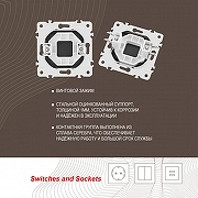 Заглушка для поста, без рамки Arte Milano am-203 203.50-1.black цвет Черный-5