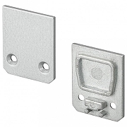 Набор заглушек для профиля Arlight Alu-Swiss 24216 цвет серый