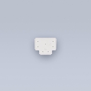 Соединитель лент T-образный жесткий Eleganz 25721 цвет Белый