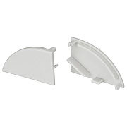 Набор заглушек для профиля Arlight Klus 25969 цвет серый