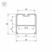 Профиль накладной Arlight SL-LINE 38450 цвет белый-2