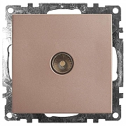 ТВ-розетка без рамки Stekker Катрин 39600 цвет Бежевый
