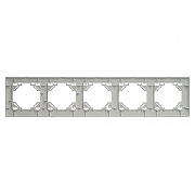 Рамка на 5 постов Stekker Эрна 39620 цвет Белый-5