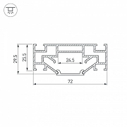 Профиль встраиваемый Arlight STRETCH 40060 цвет серебристый-3