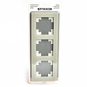 Рамка на 4 поста Stekker Катрин 49035 цвет Серый-2