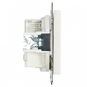 ТВ-розетка и розетка Ethernet RJ-45 без рамки Stekker GLS00-7106-01 49181 цвет Белый-3