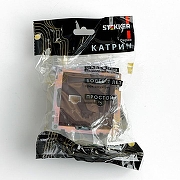 ТВ-розетка и розетка Ethernet RJ-45 без рамки Stekker GLS00-7106-04 49185 цвет Коричневый-1