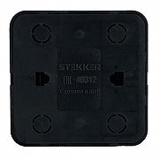 Розетка Ethernet RJ-45 Stekker София 49312 цвет Черный-3