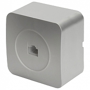 Розетка Ethernet RJ-45 Stekker София 49324 цвет Серебро