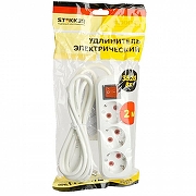 Удлинитель с выключателем Stekker Stekker 49353 цвет Белый-9