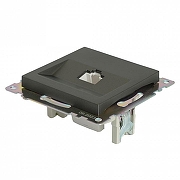 Розетка Ethernet RJ-45 без рамки Stekker Катрин 49418 цвет Графит-2