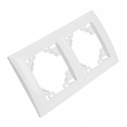 Рамка на 2 поста Stekker Эрна Элегант 49630 цвет Белый-5