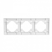 Рамка на 3 поста Stekker Эрна Элегант 49631 цвет Белый-3