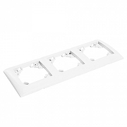 Рамка на 3 поста Stekker Эрна Элегант 49631 цвет Белый-4