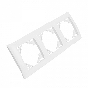 Рамка на 3 поста Stekker Эрна Элегант 49631 цвет Белый-5