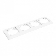 Рамка на 4 поста Stekker Эрна Элегант 49659 цвет Белый-4