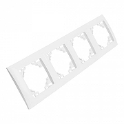 Рамка на 4 поста Stekker Эрна Элегант 49659 цвет Белый-5