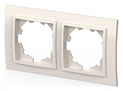 Рамка на 2 поста Elbi Eleсtriс Zena 500-010200-226 цвет Белый-1