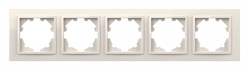 Рамка на 5 постов Elbi Eleсtriс Zena 500-010200-250 