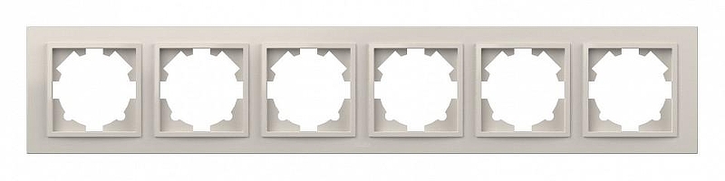 Рамка на 6 постов Elbi Eleсtriс Zena 500-010200-252 