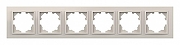 Рамка на 6 постов Elbi Eleсtriс Zena 500-010200-252 цвет Белый