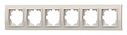 Рамка на 6 постов Elbi Eleсtriс Zena 500-010200-252 цвет Белый-1