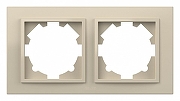 Рамка на 2 поста Elbi Eleсtriс Zena 500-010300-226 цвет Бежевый