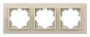 Рамка на 3 поста Elbi Eleсtriс Zena 500-010300-227 цвет Бежевый