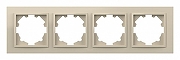 Рамка на 4 поста Elbi Eleсtriс Zena 500-010300-228 цвет Бежевый