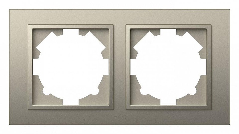 Рамка на 2 поста Elbi Eleсtriс Zena 500-011400-226 