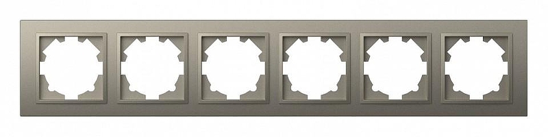Рамка на 6 постов Elbi Eleсtriс Zena 500-011400-252 