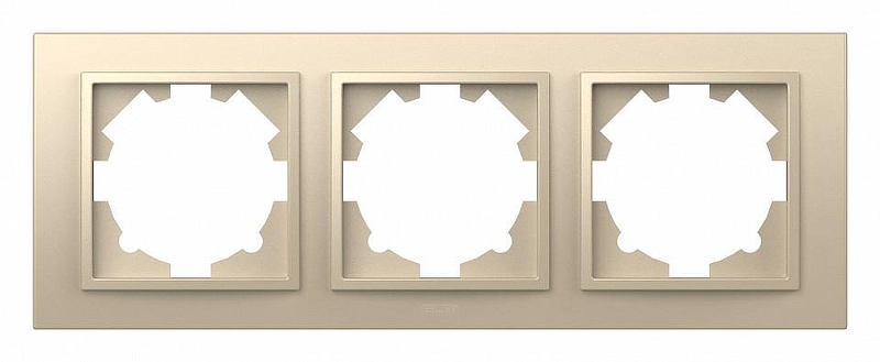 Рамка на 3 поста Elbi Eleсtriс Zena 500-012500-227 